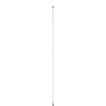 Fasttrack 0.38 x 24 in. 3 ft. Superflex CB Antenna with Tunable Tip - White FA2825753